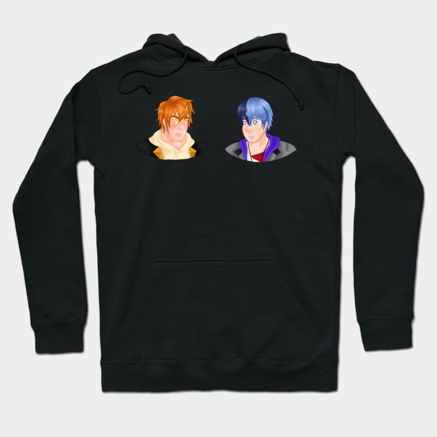 Akito and Toya Hoodie by DrawFelix-Shop